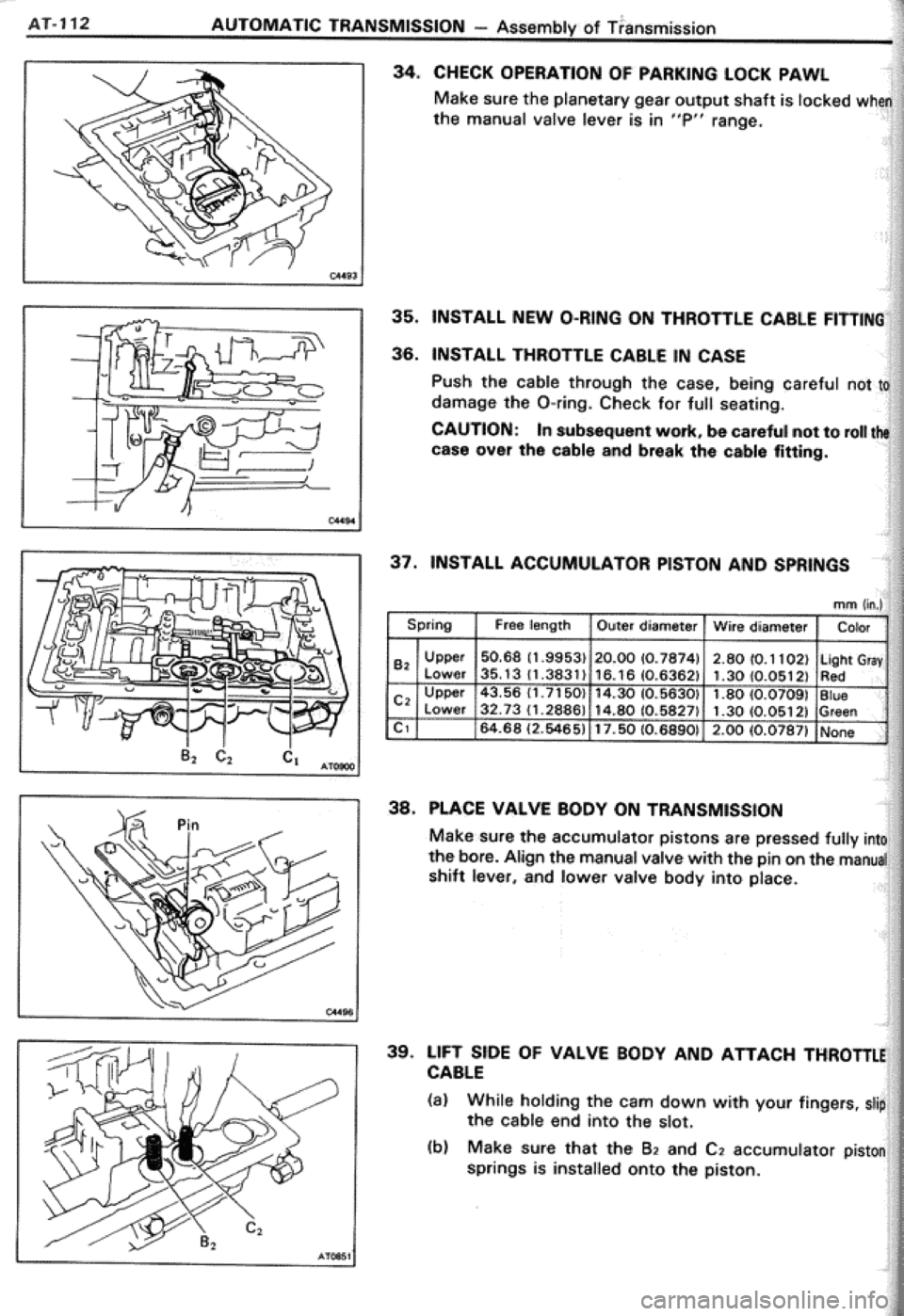 TOYOTA CELICA 1986  Service Repair Manual 