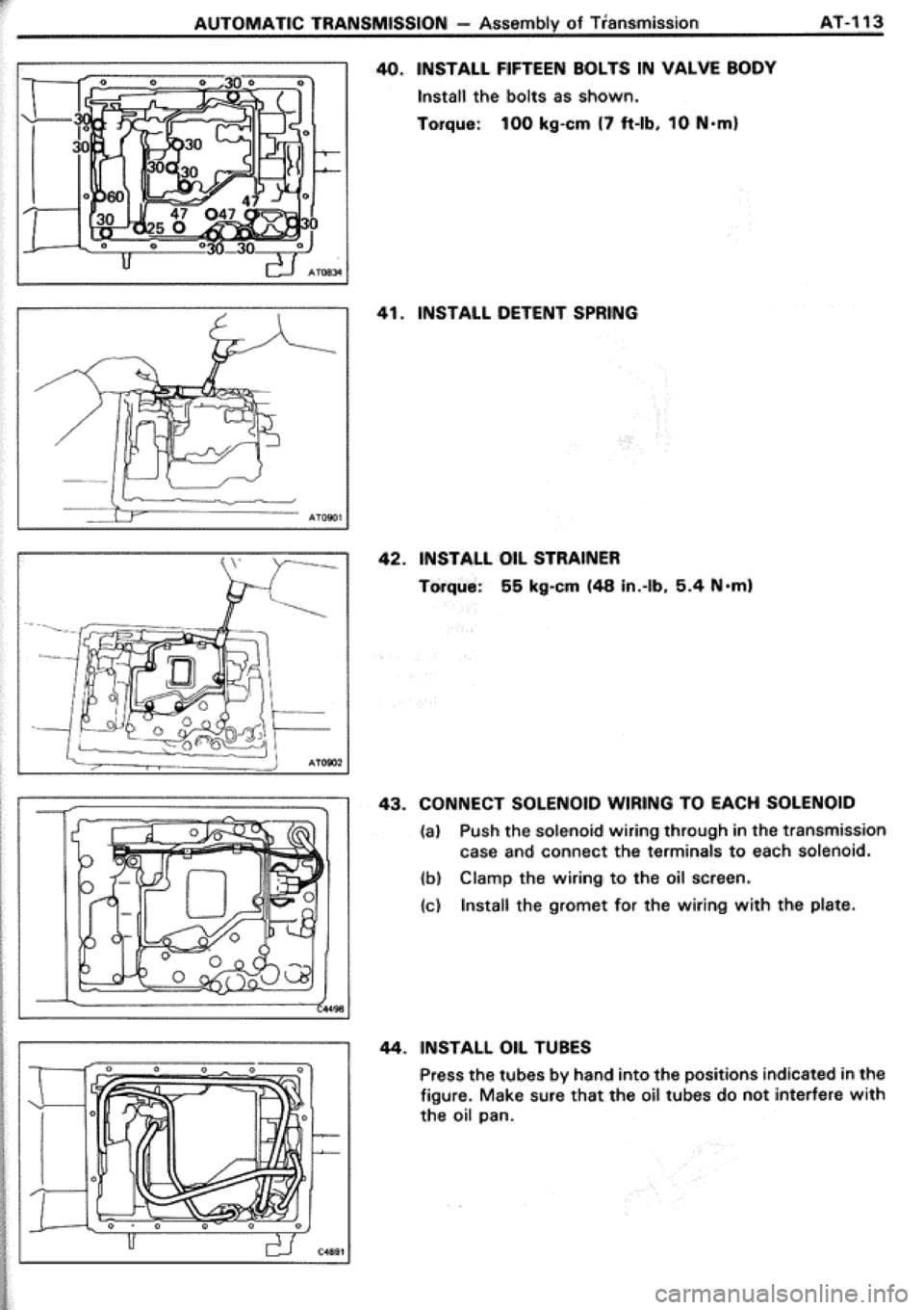 TOYOTA CELICA 1986  Service Repair Manual 