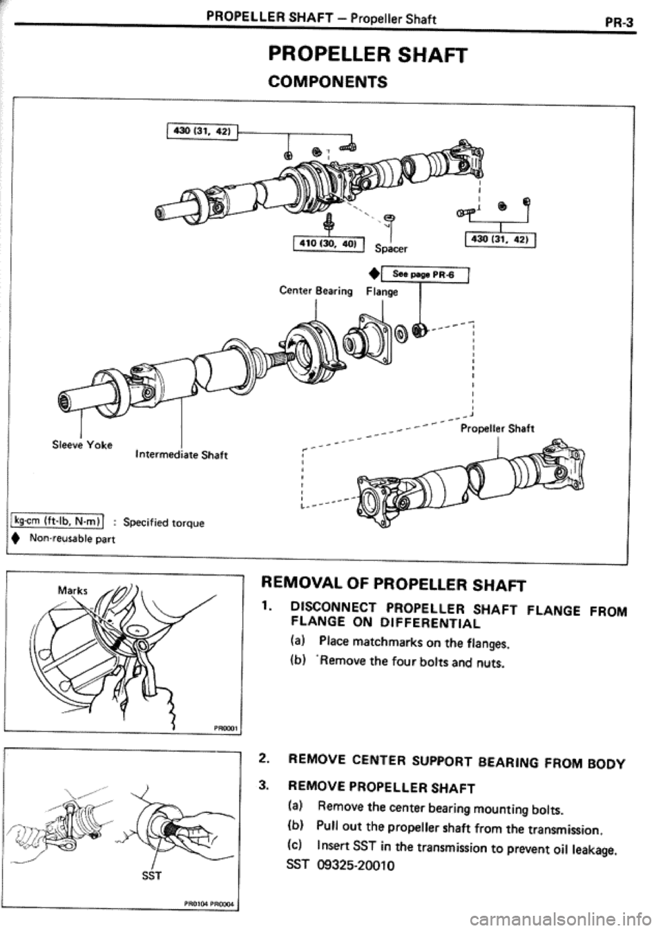 TOYOTA CELICA 1986  Service Repair Manual 