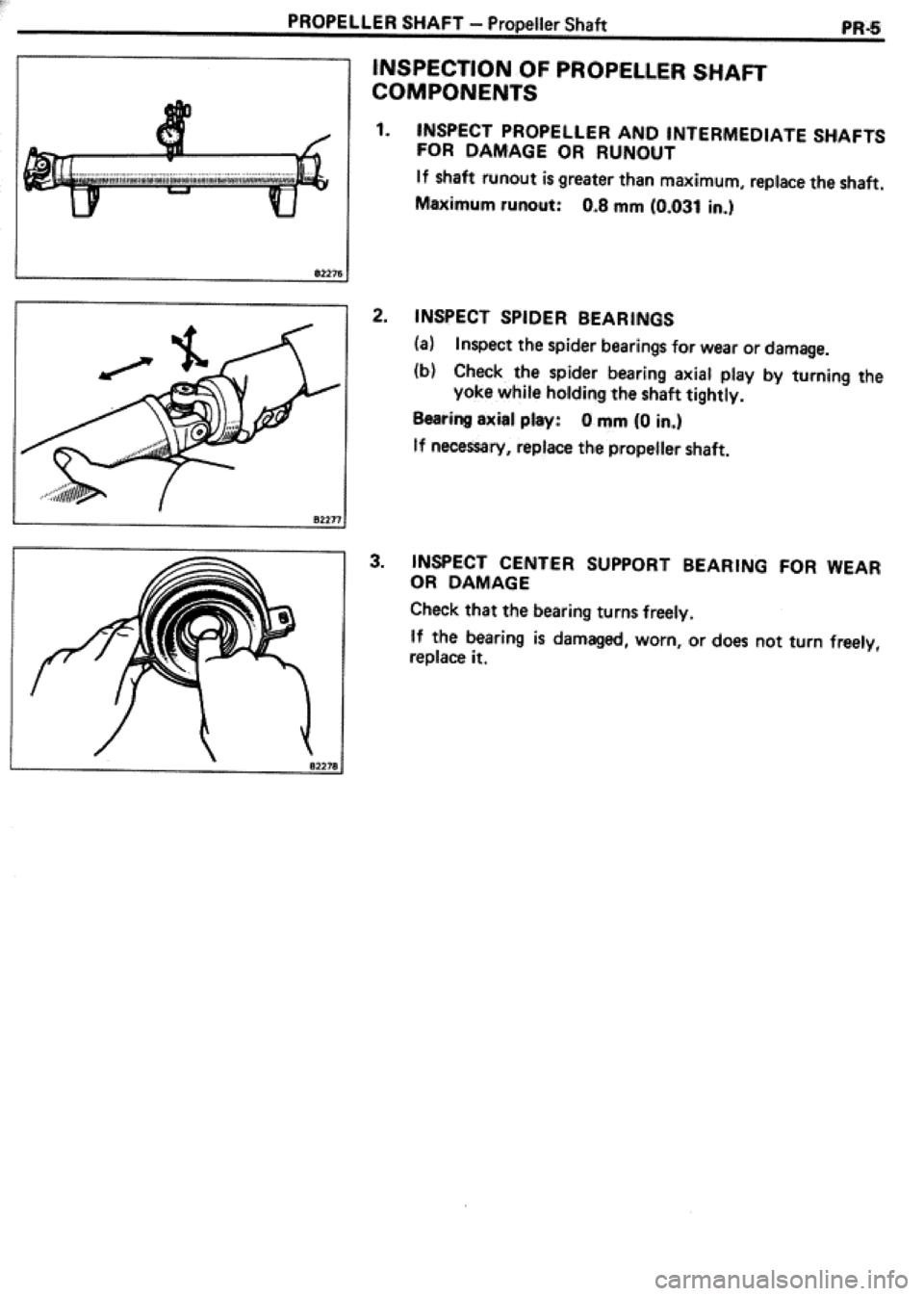 TOYOTA CELICA 1986  Service Repair Manual 