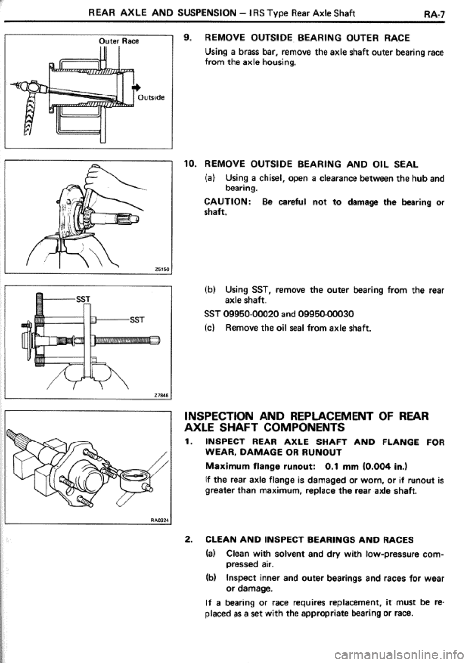 TOYOTA CELICA 1986  Service Repair Manual 
