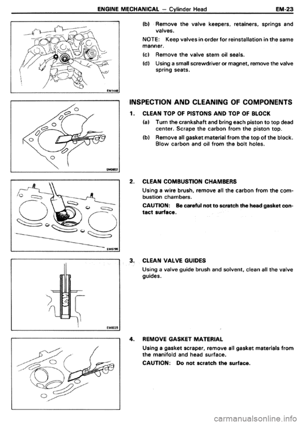 TOYOTA CELICA 1986  Service Repair Manual 
