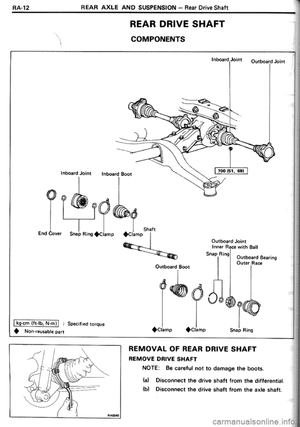 TOYOTA CELICA 1986  Service Repair Manual 