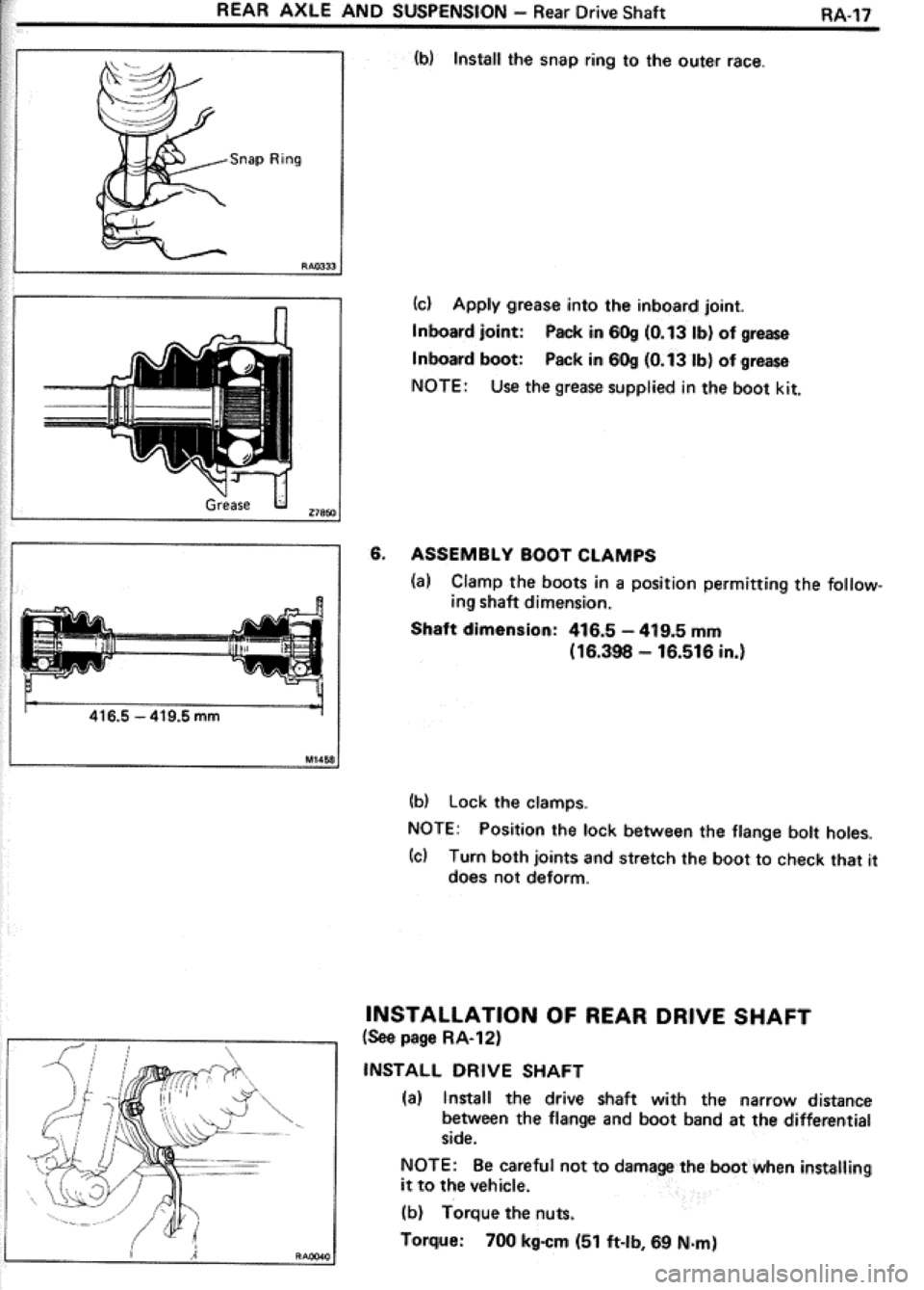 TOYOTA CELICA 1986  Service Repair Manual 