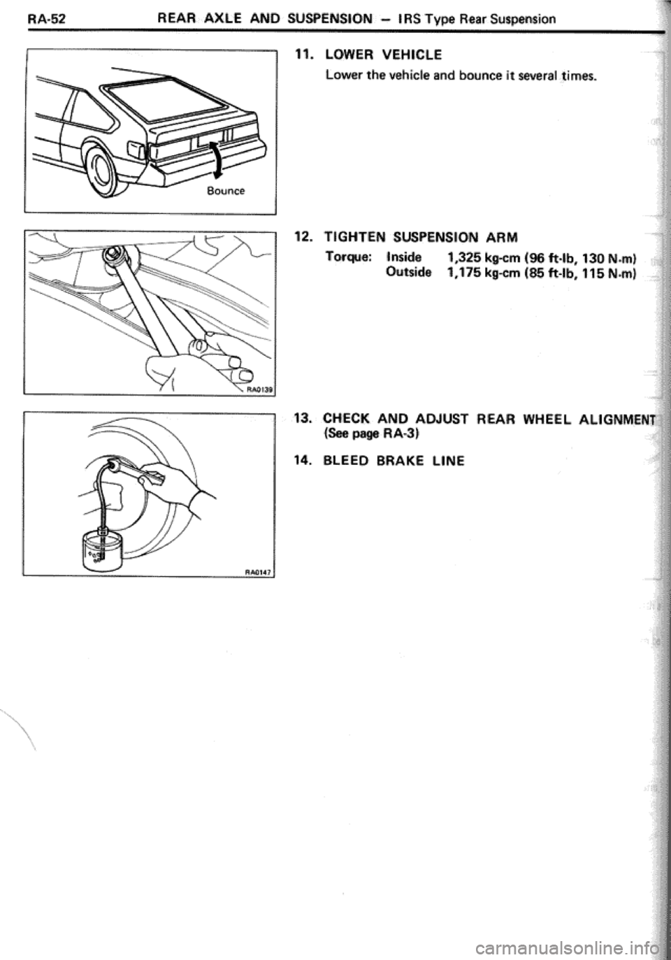 TOYOTA CELICA 1986  Service Repair Manual 
