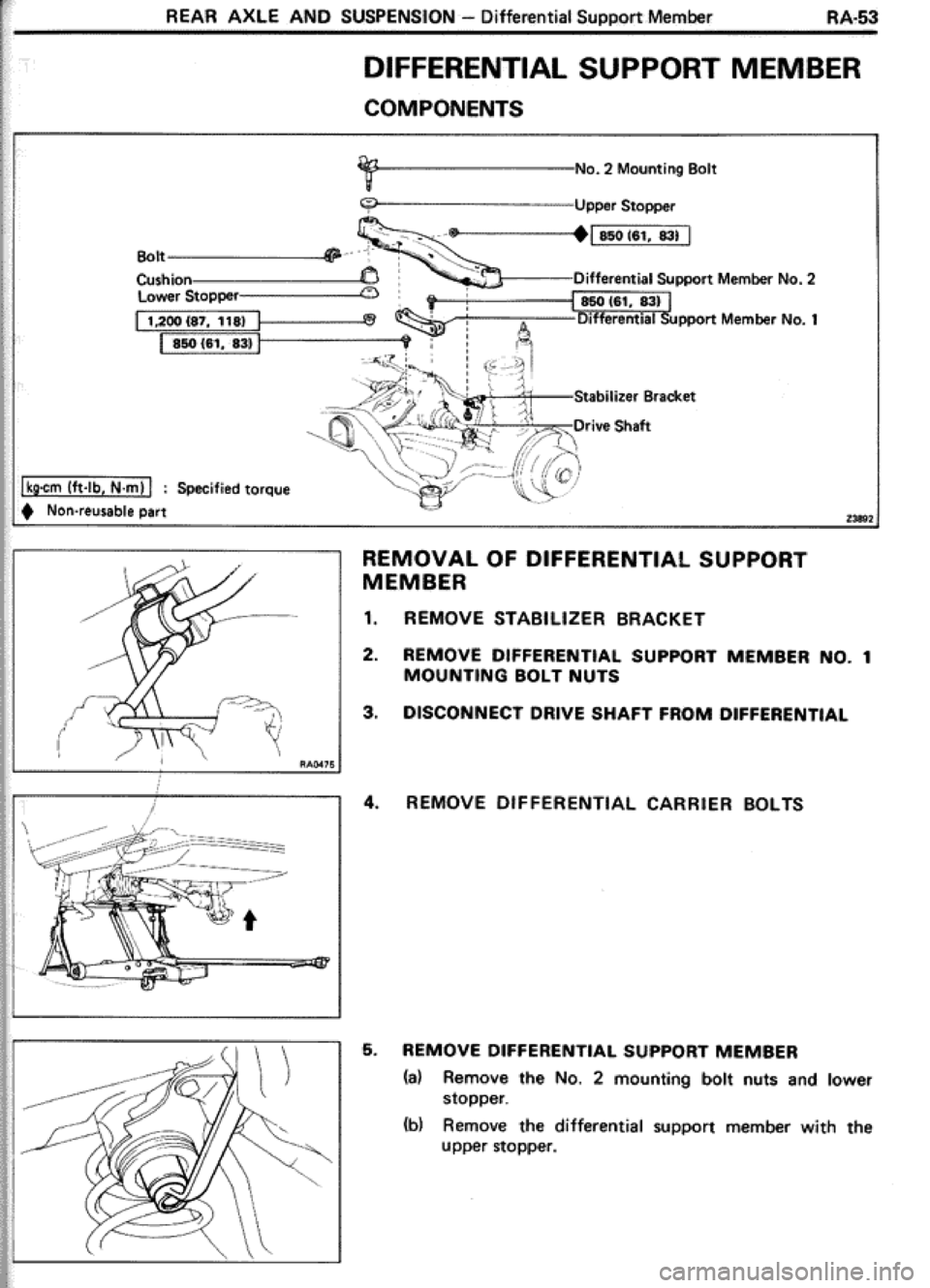 TOYOTA CELICA 1986  Service Repair Manual 