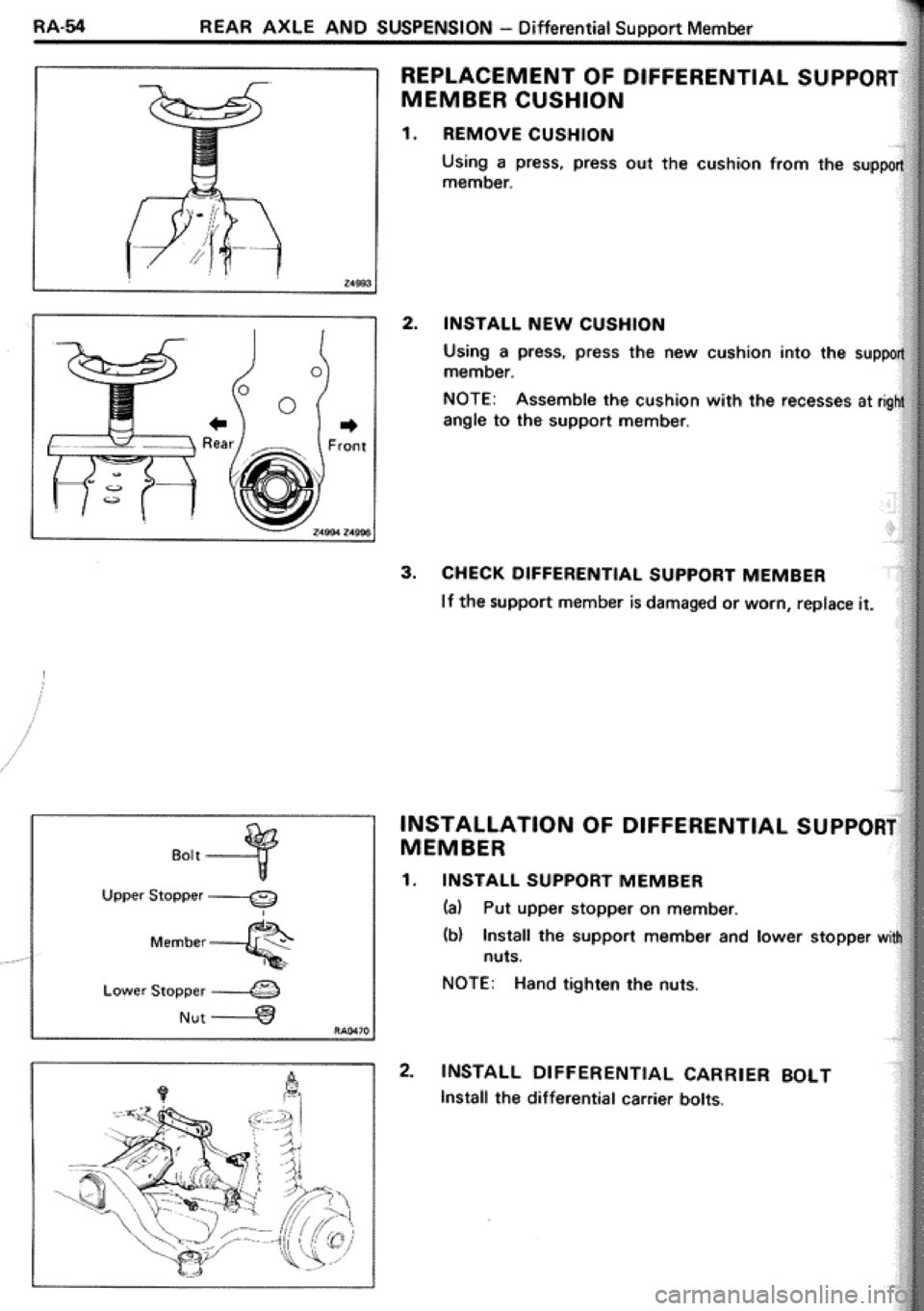 TOYOTA CELICA 1986  Service Repair Manual 