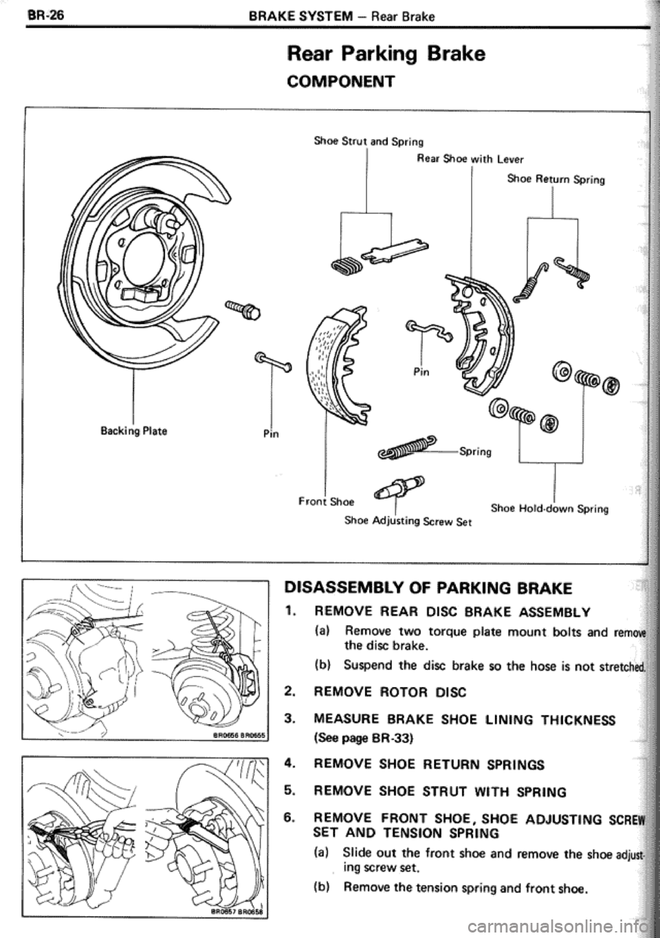 TOYOTA CELICA 1986  Service Repair Manual 