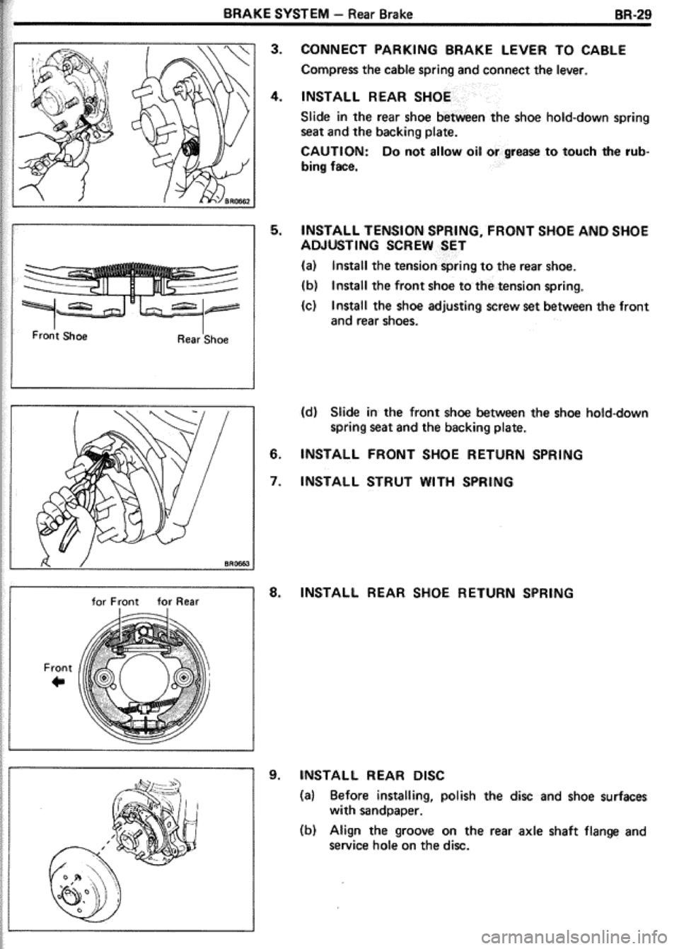 TOYOTA CELICA 1986  Service Repair Manual 