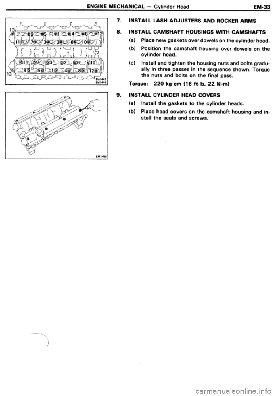 TOYOTA CELICA 1986  Service Repair Manual 