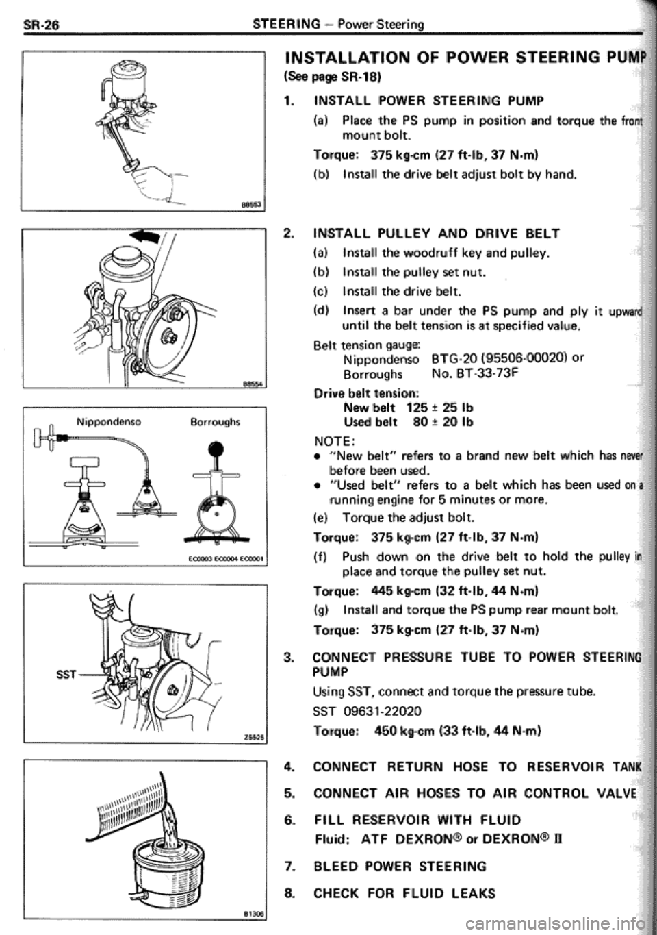TOYOTA CELICA 1986  Service Repair Manual 