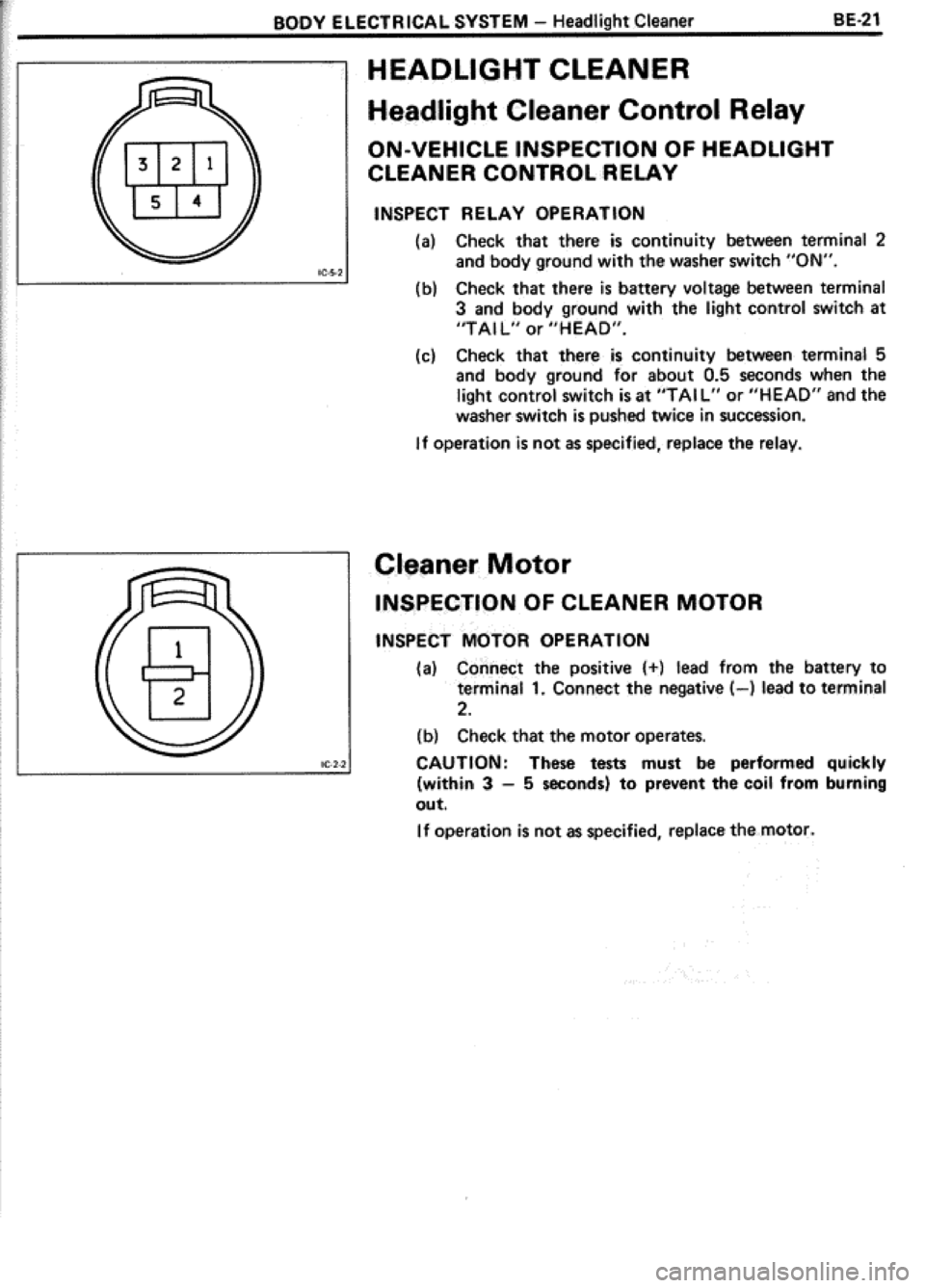 TOYOTA CELICA 1986  Service Repair Manual 