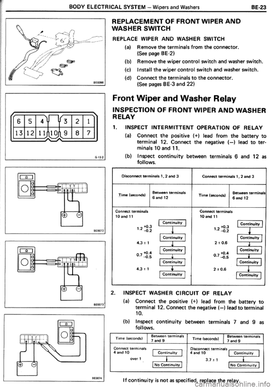 TOYOTA CELICA 1986  Service Repair Manual 