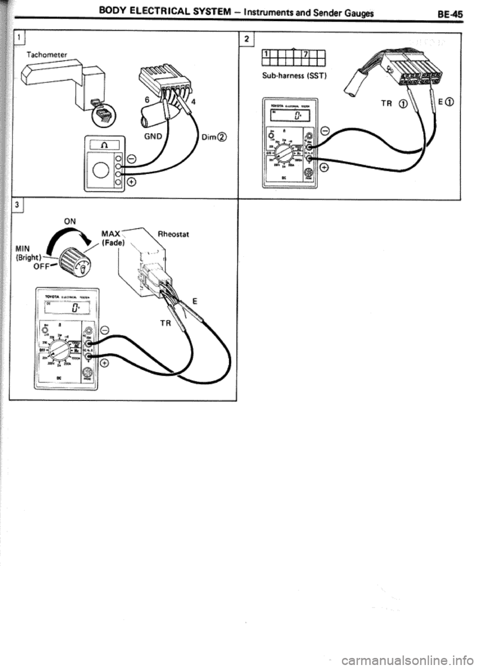 TOYOTA CELICA 1986  Service Repair Manual 