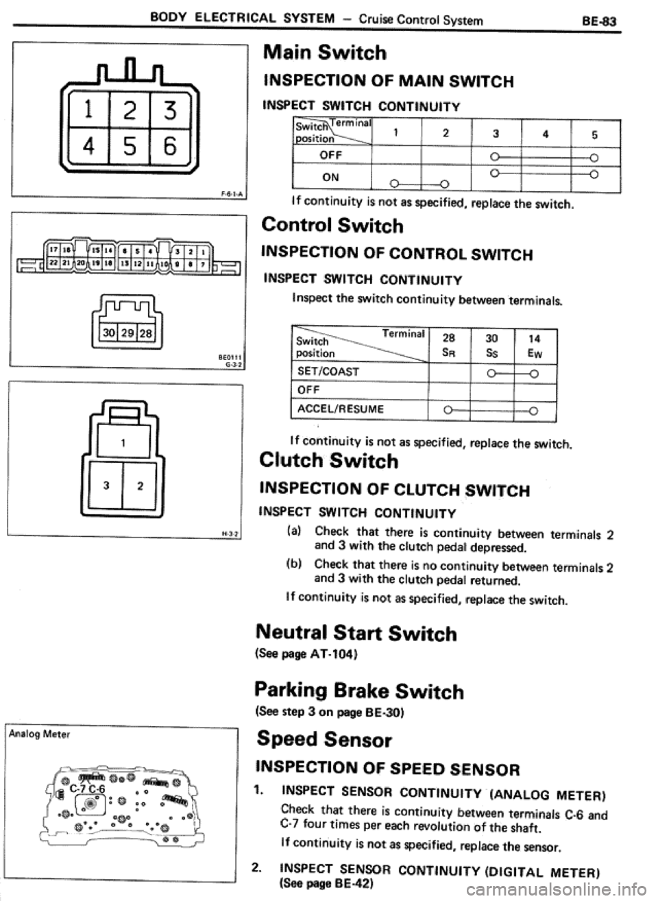 TOYOTA CELICA 1986  Service Repair Manual 