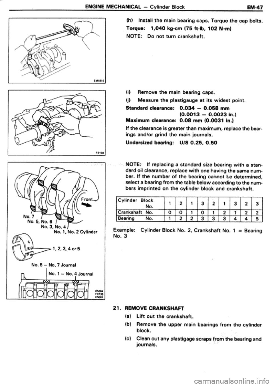 TOYOTA CELICA 1986  Service Repair Manual 