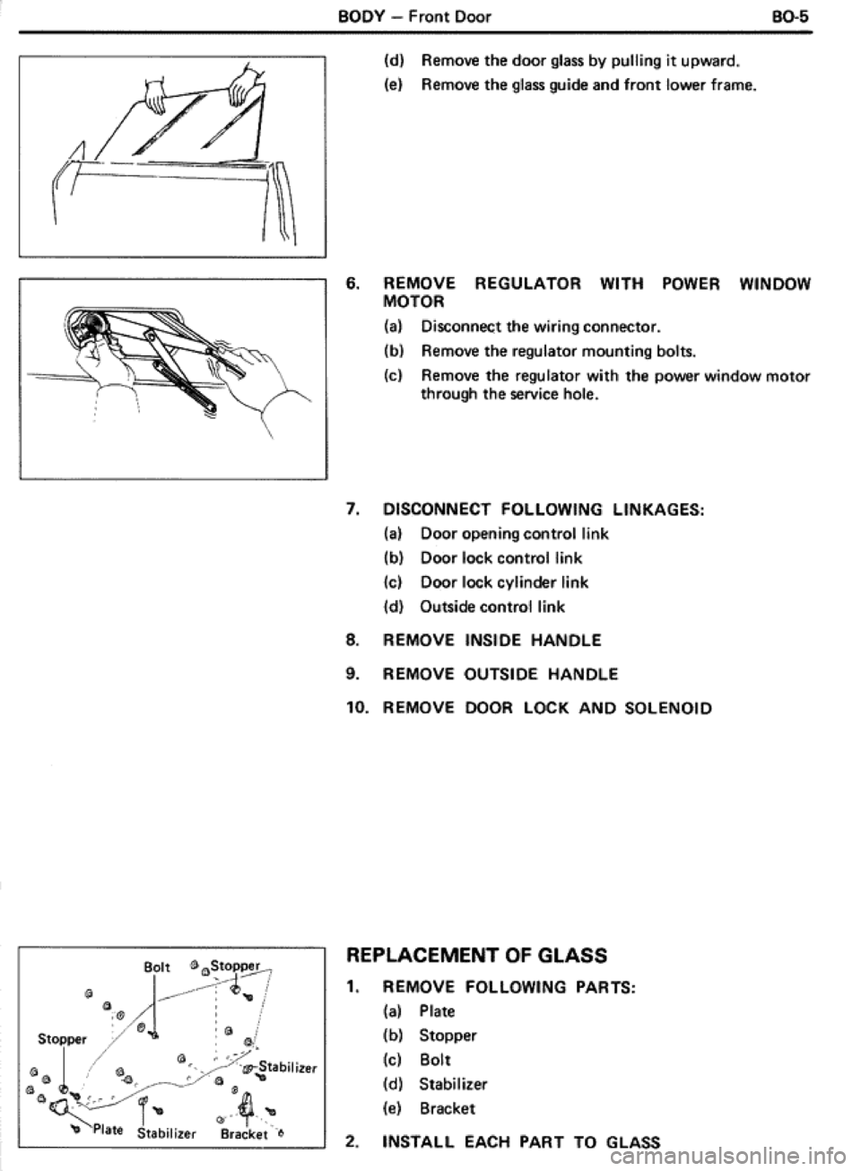 TOYOTA CELICA 1986  Service Repair Manual 