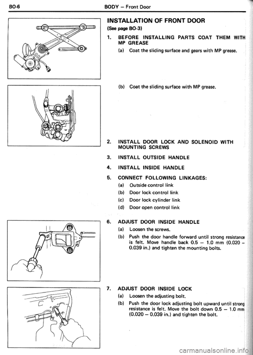 TOYOTA CELICA 1986  Service Repair Manual 