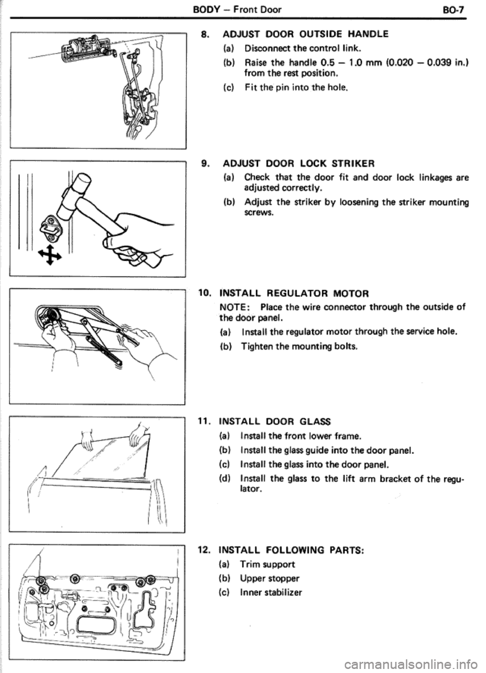 TOYOTA CELICA 1986  Service Repair Manual 