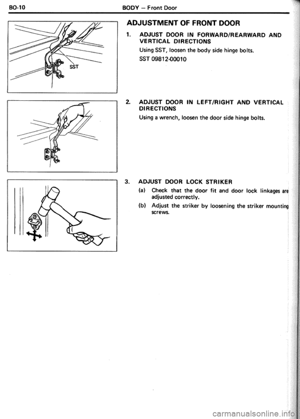 TOYOTA CELICA 1986  Service Repair Manual 