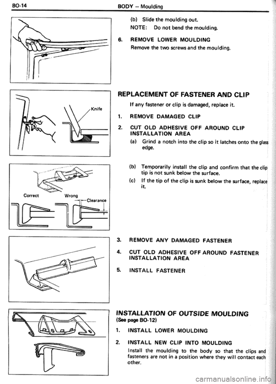 TOYOTA CELICA 1986  Service Repair Manual 