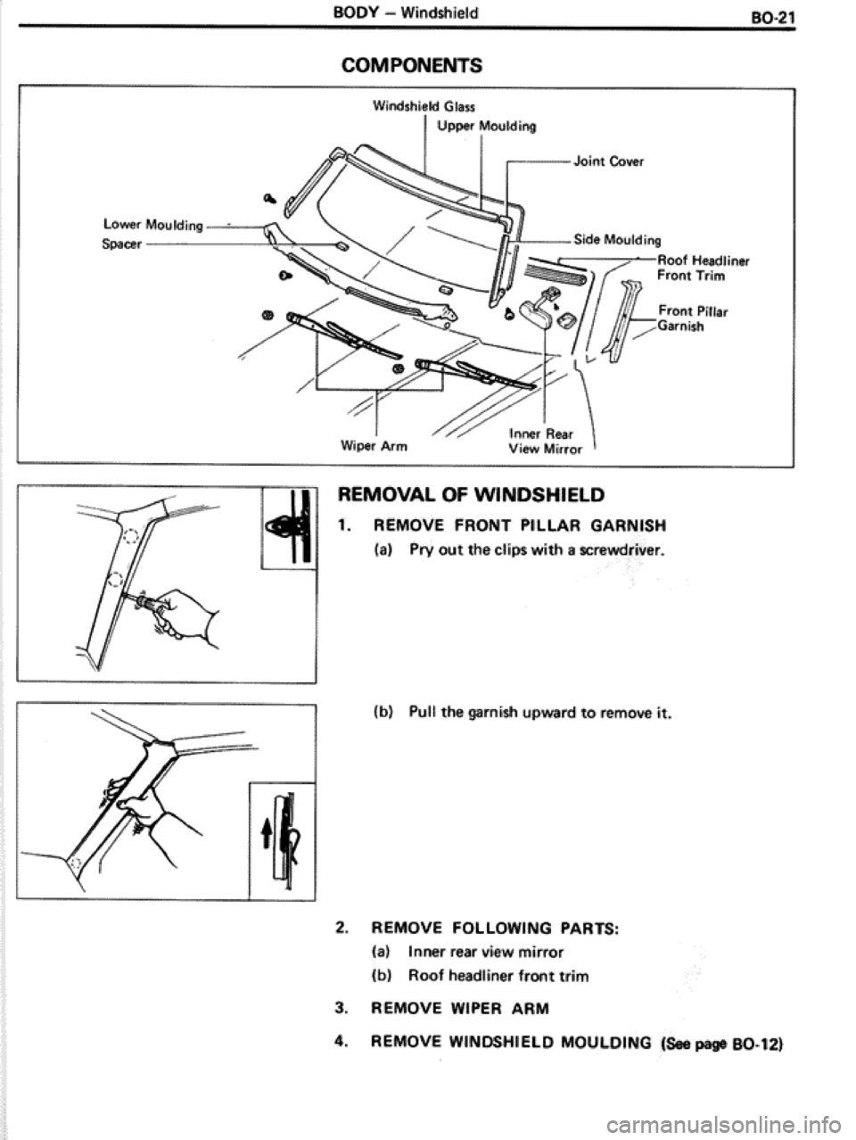 TOYOTA CELICA 1986  Service Repair Manual 