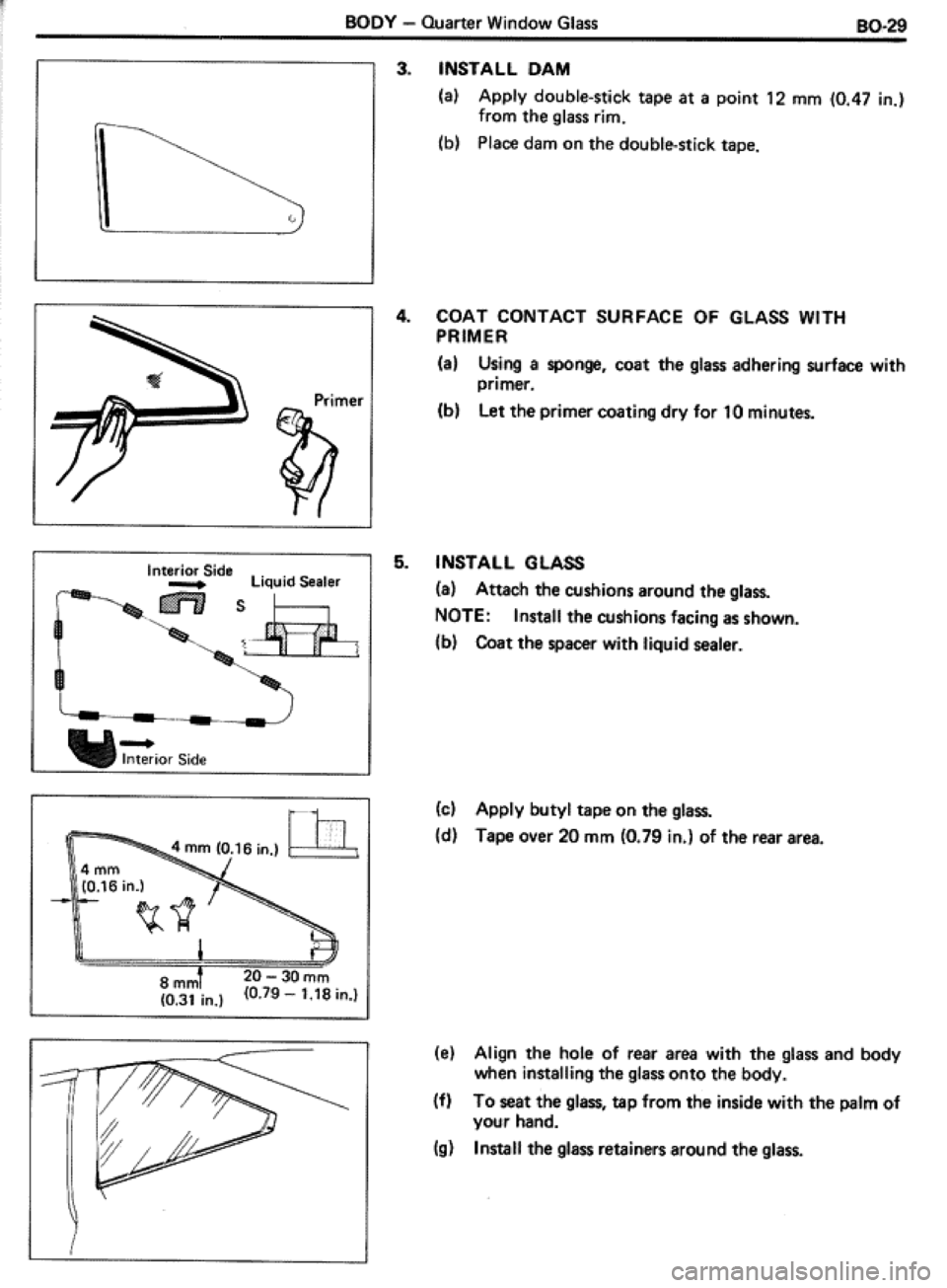 TOYOTA CELICA 1986  Service Repair Manual 