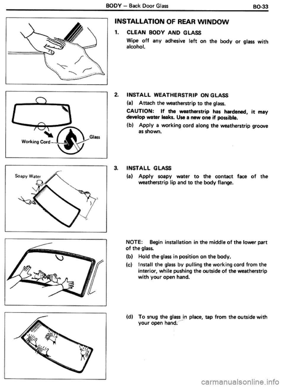 TOYOTA CELICA 1986  Service Repair Manual 