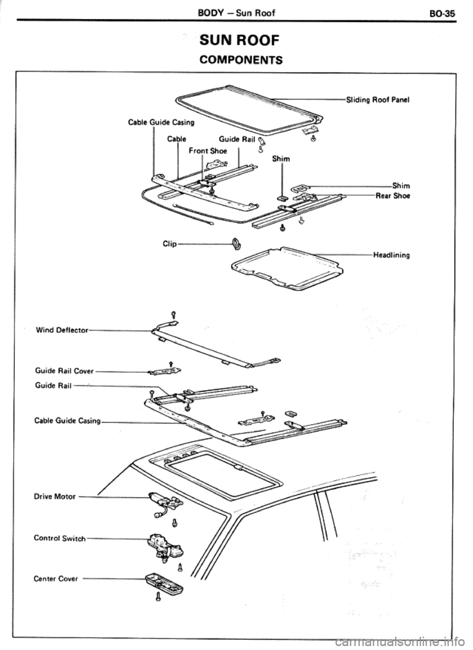 TOYOTA CELICA 1986  Service Repair Manual 
