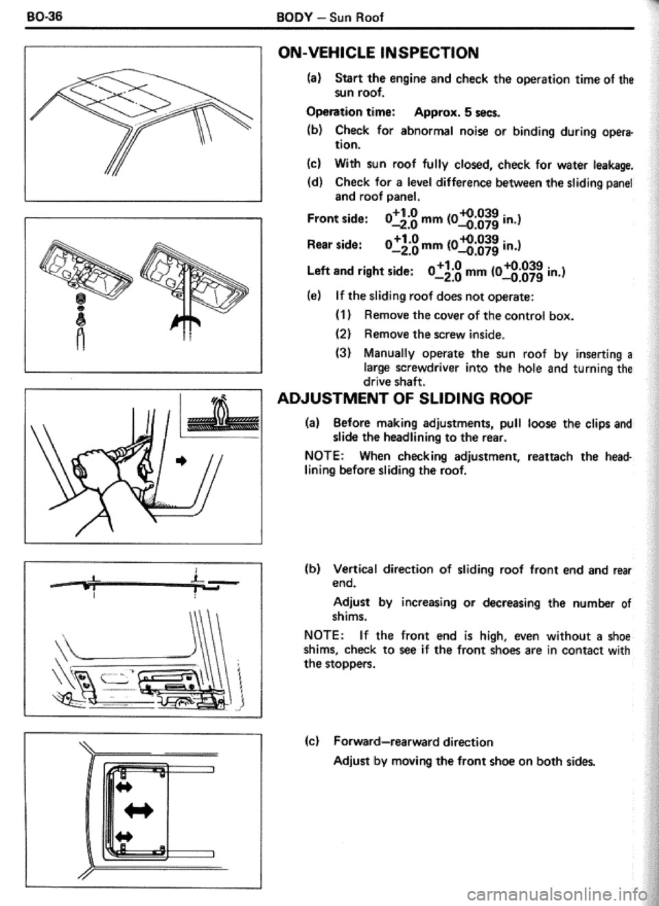 TOYOTA CELICA 1986  Service Repair Manual 