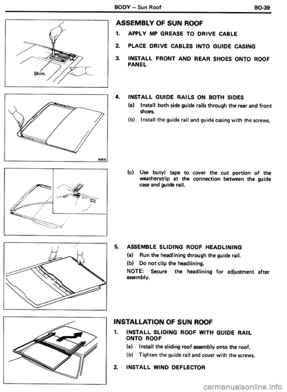TOYOTA CELICA 1986  Service Repair Manual 