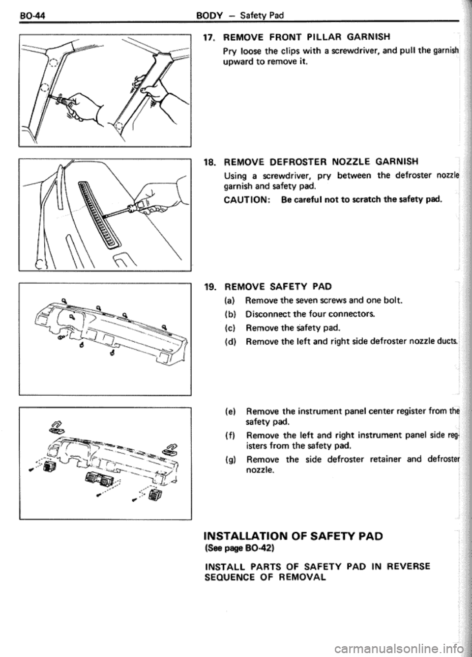 TOYOTA CELICA 1986  Service Repair Manual 