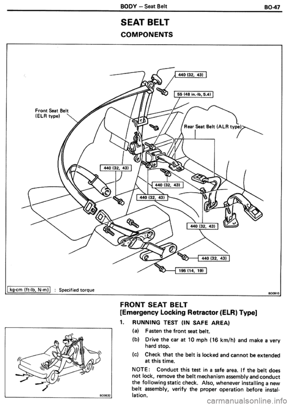 TOYOTA CELICA 1986  Service Repair Manual 