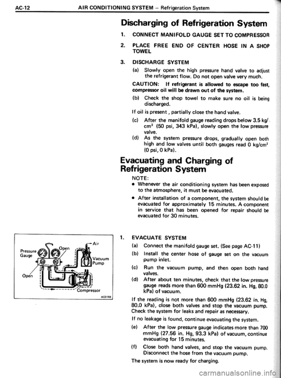 TOYOTA CELICA 1986  Service Repair Manual 