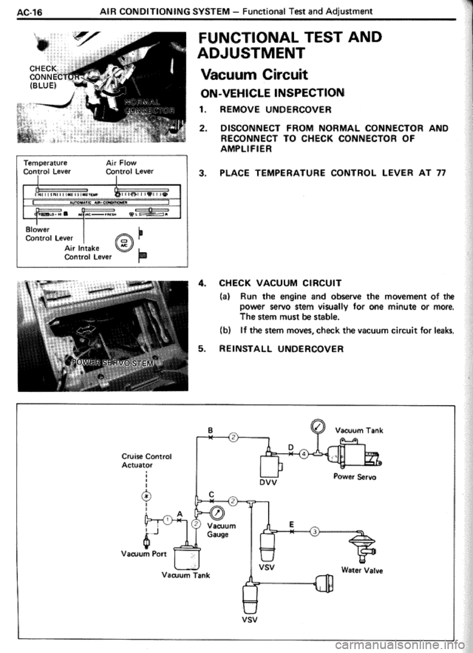 TOYOTA CELICA 1986  Service Repair Manual 