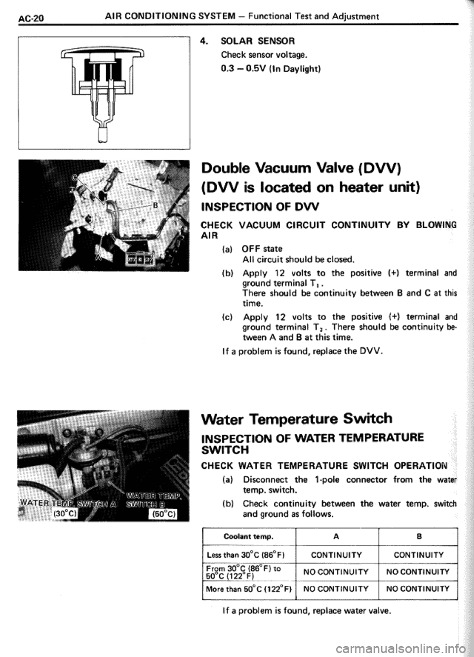 TOYOTA CELICA 1986  Service Repair Manual 