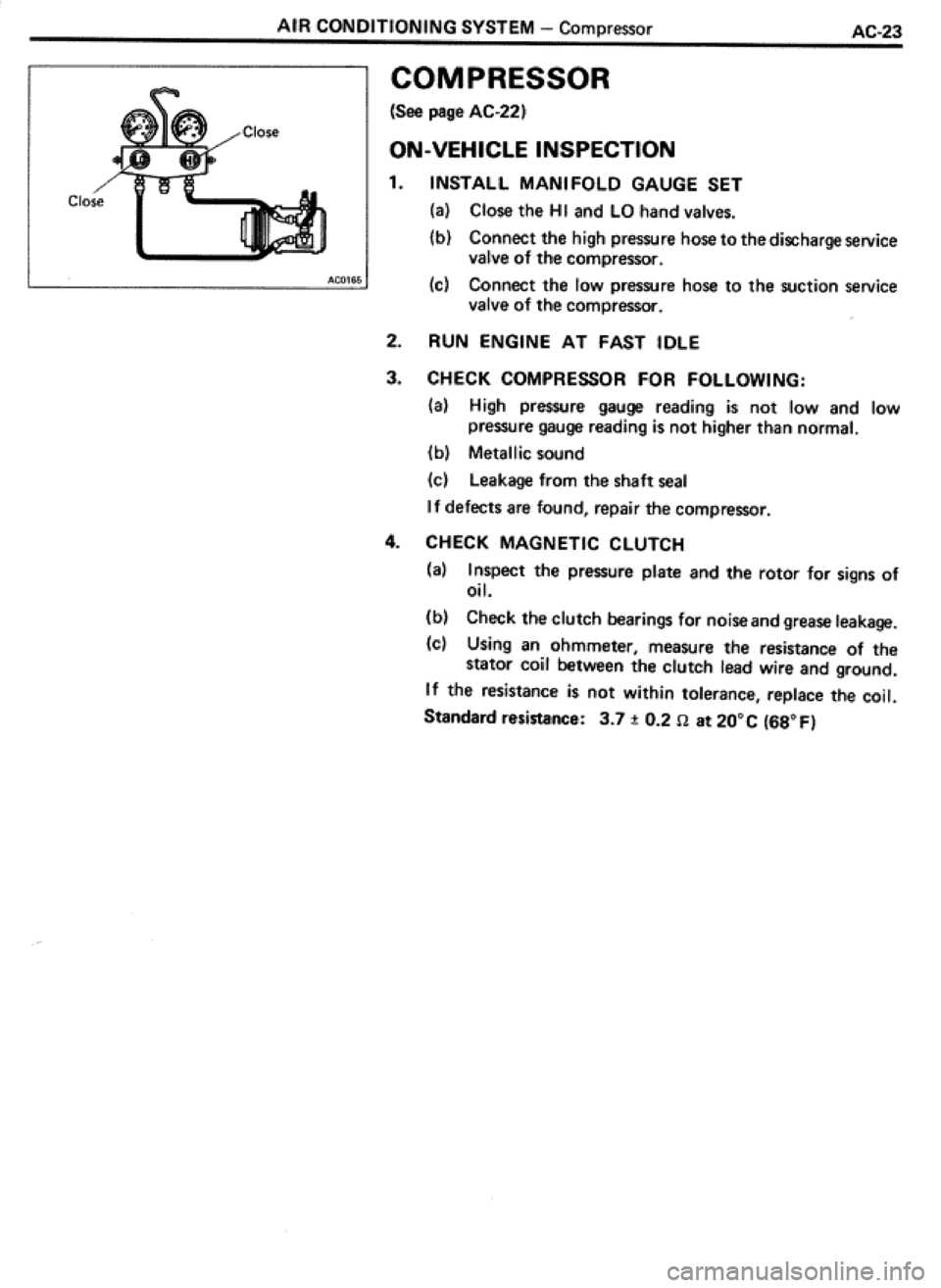 TOYOTA CELICA 1986  Service Repair Manual 