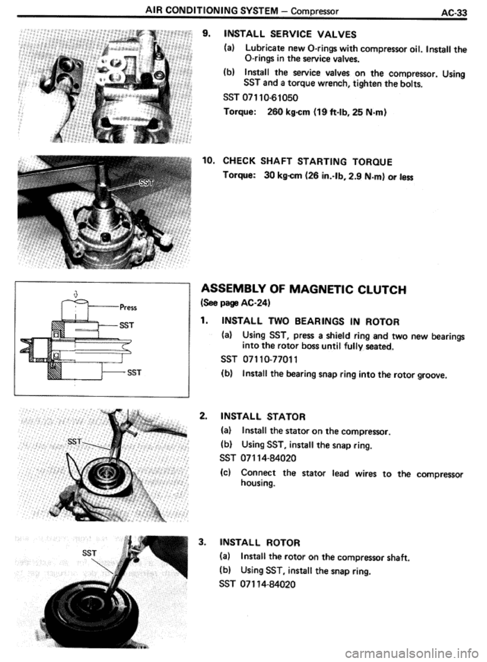 TOYOTA CELICA 1986  Service Repair Manual 