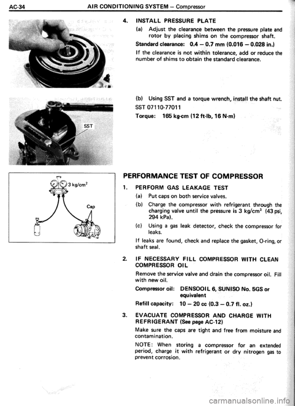 TOYOTA CELICA 1986  Service Repair Manual 