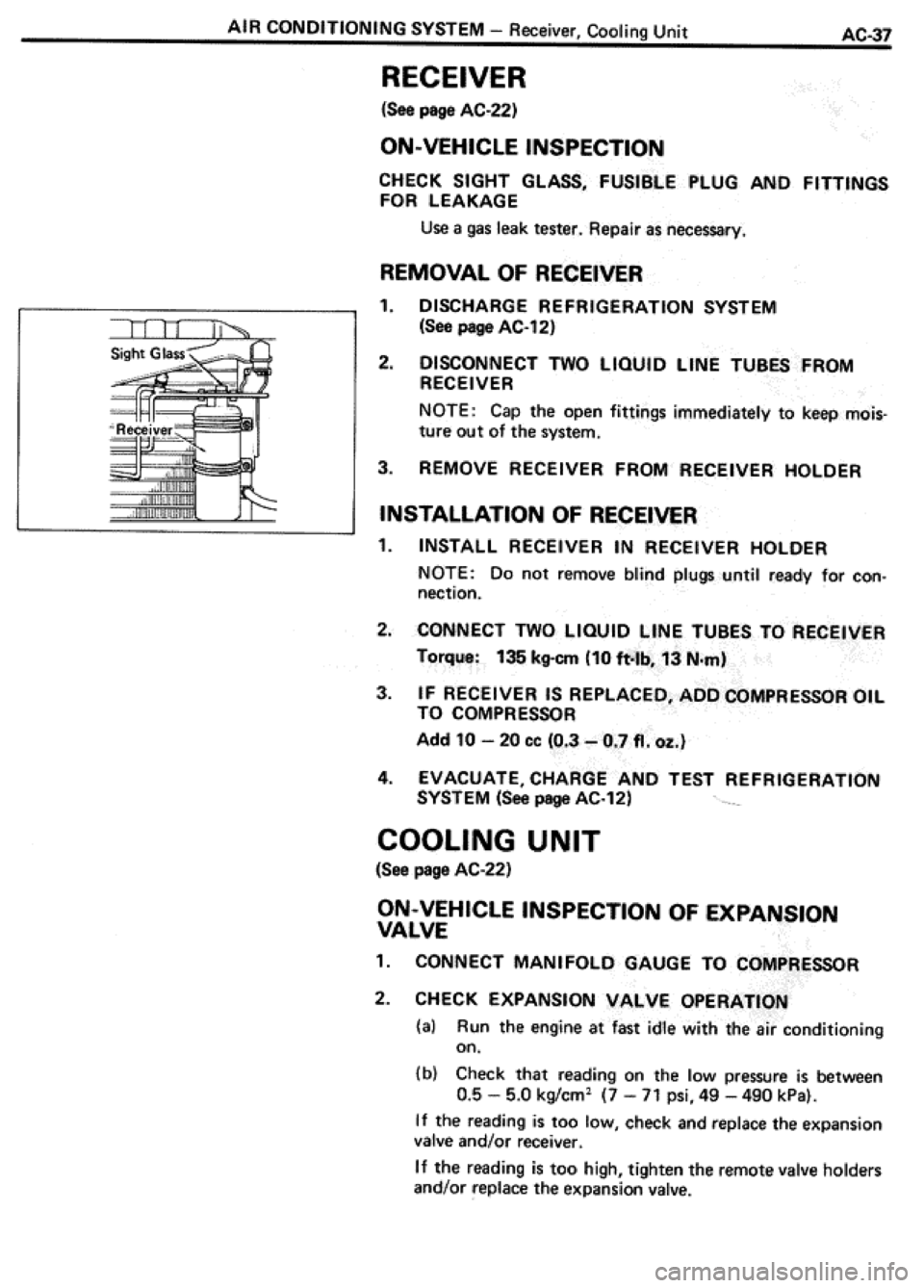 TOYOTA CELICA 1986  Service Repair Manual 