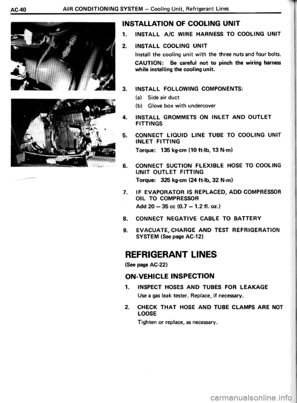 TOYOTA CELICA 1986  Service Repair Manual 