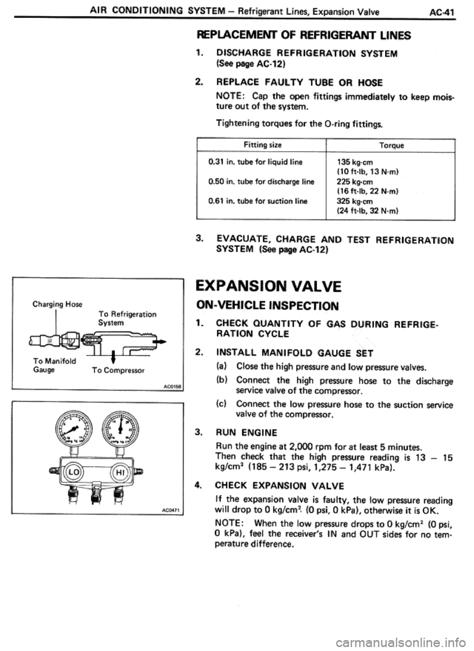TOYOTA CELICA 1986  Service Repair Manual 