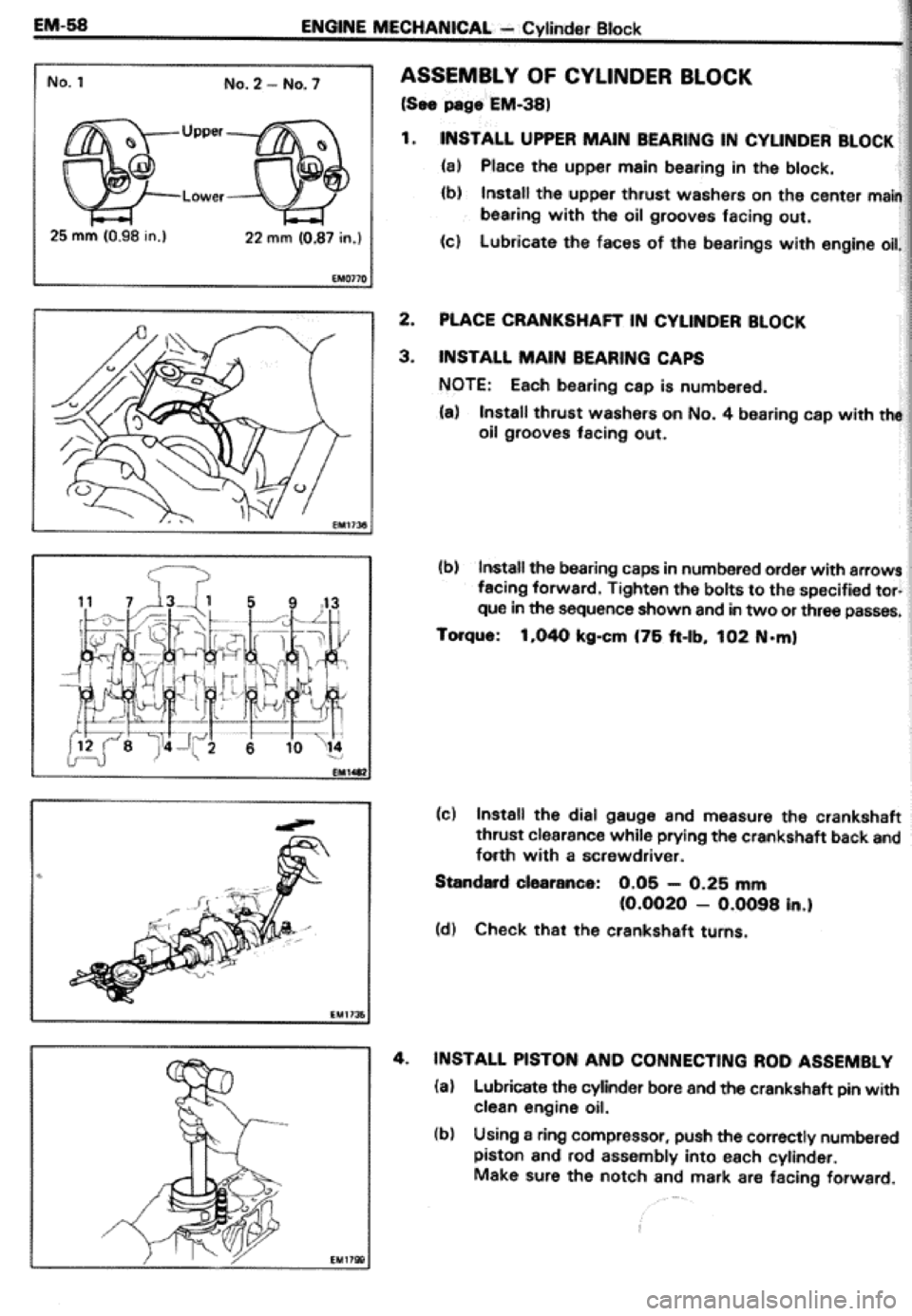 TOYOTA CELICA 1986  Service Repair Manual 