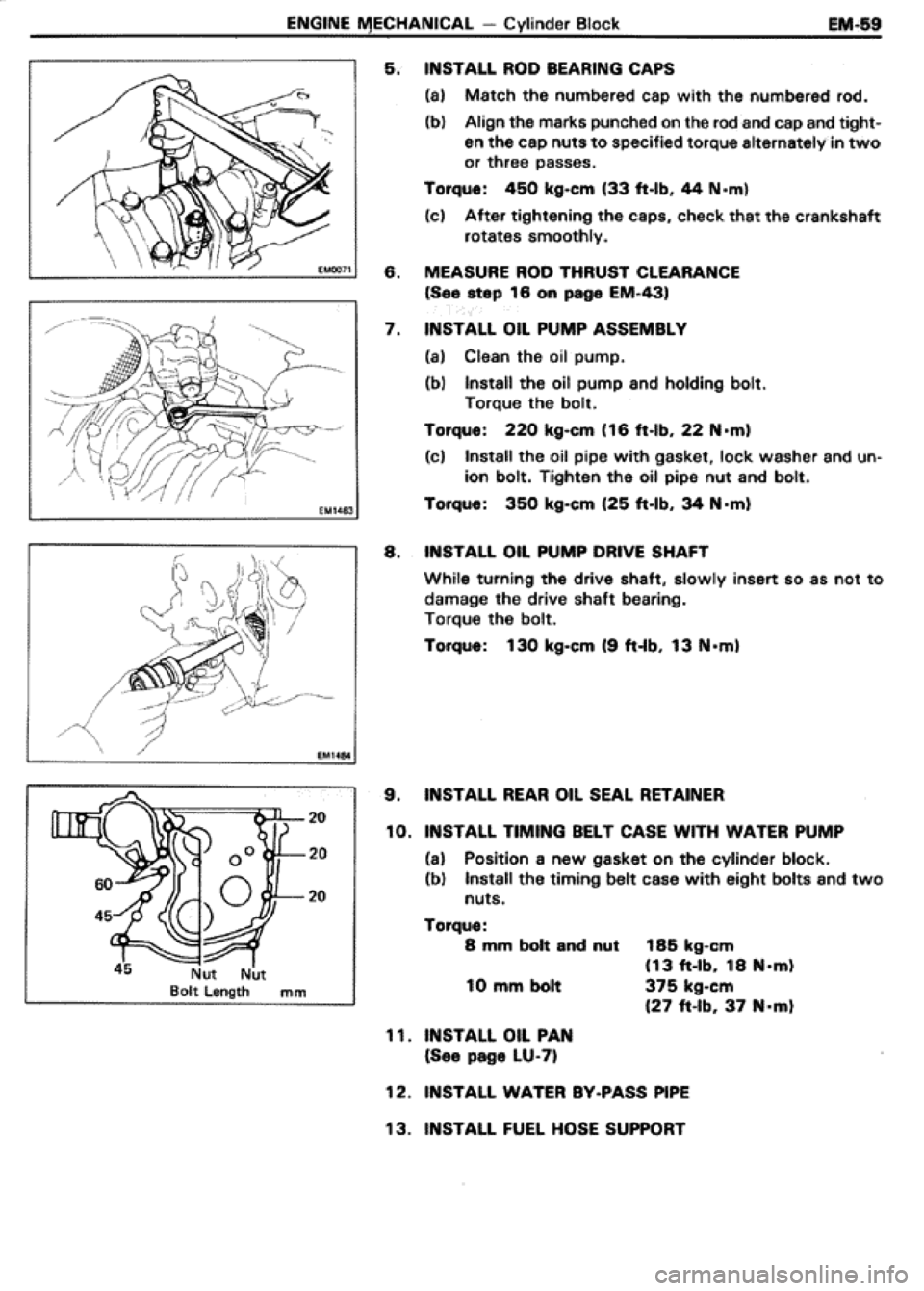 TOYOTA CELICA 1986  Service Repair Manual 