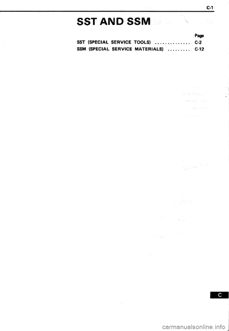 TOYOTA CELICA 1986  Service Repair Manual 