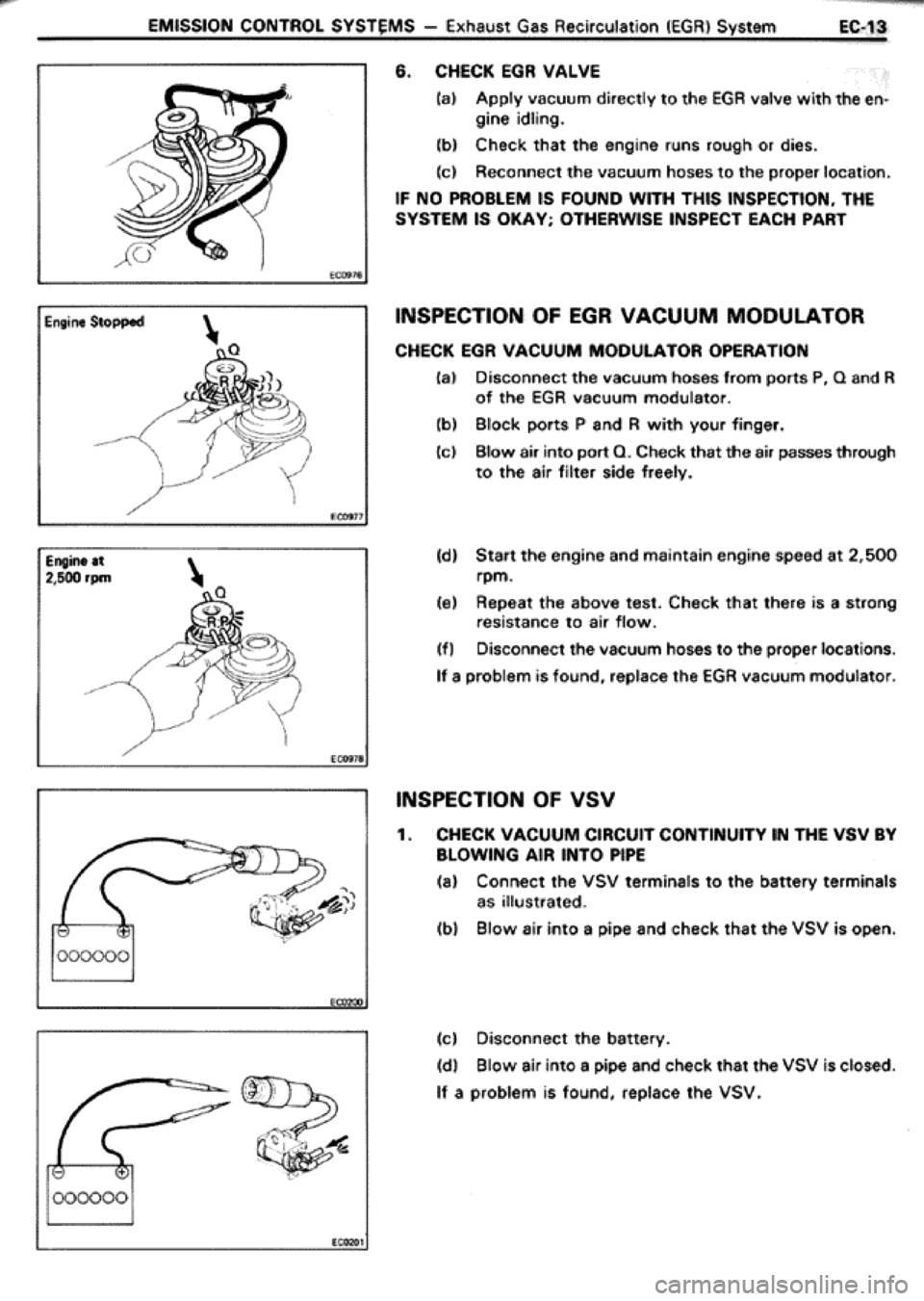 TOYOTA CELICA 1986  Service Repair Manual 