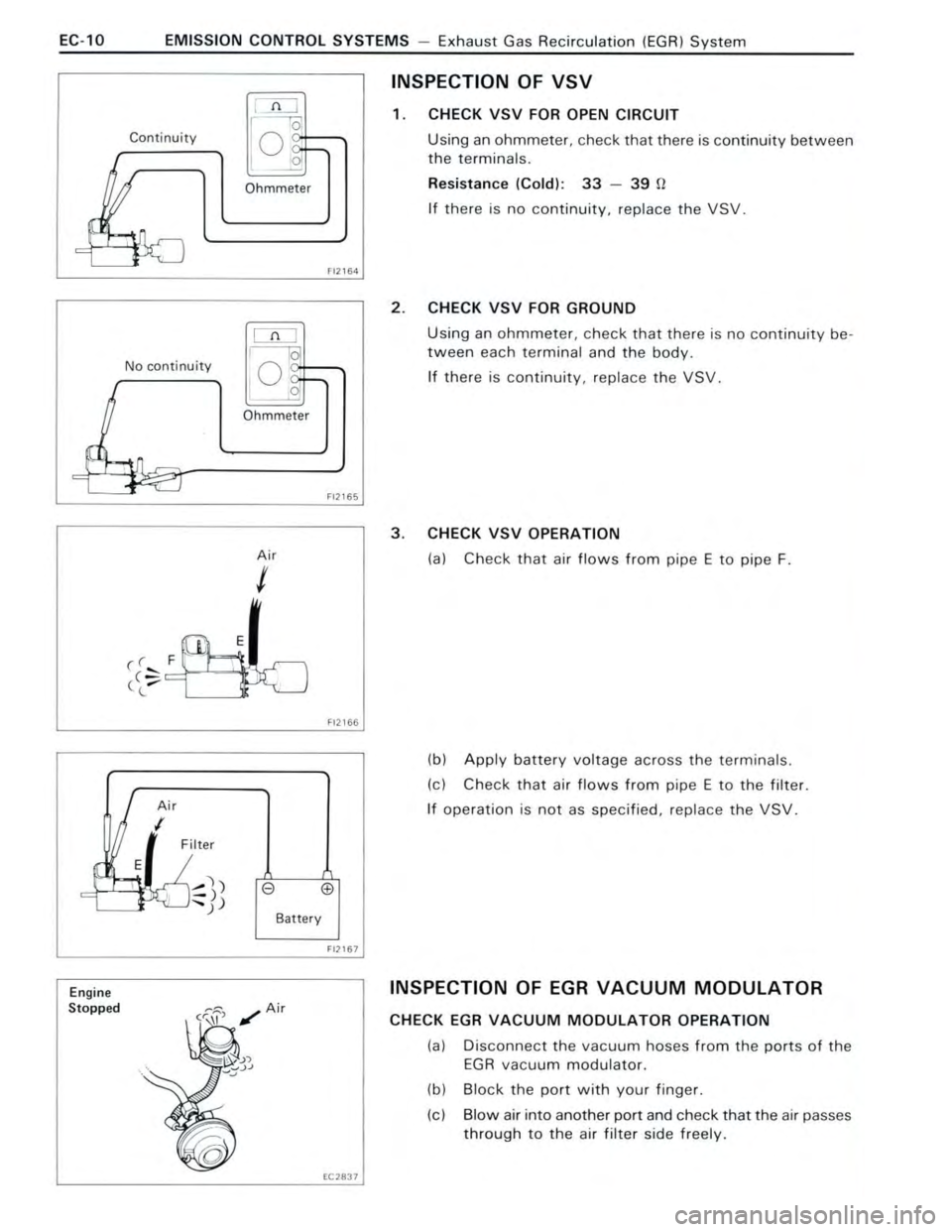 TOYOTA CELICA 1988  Repair Manual 