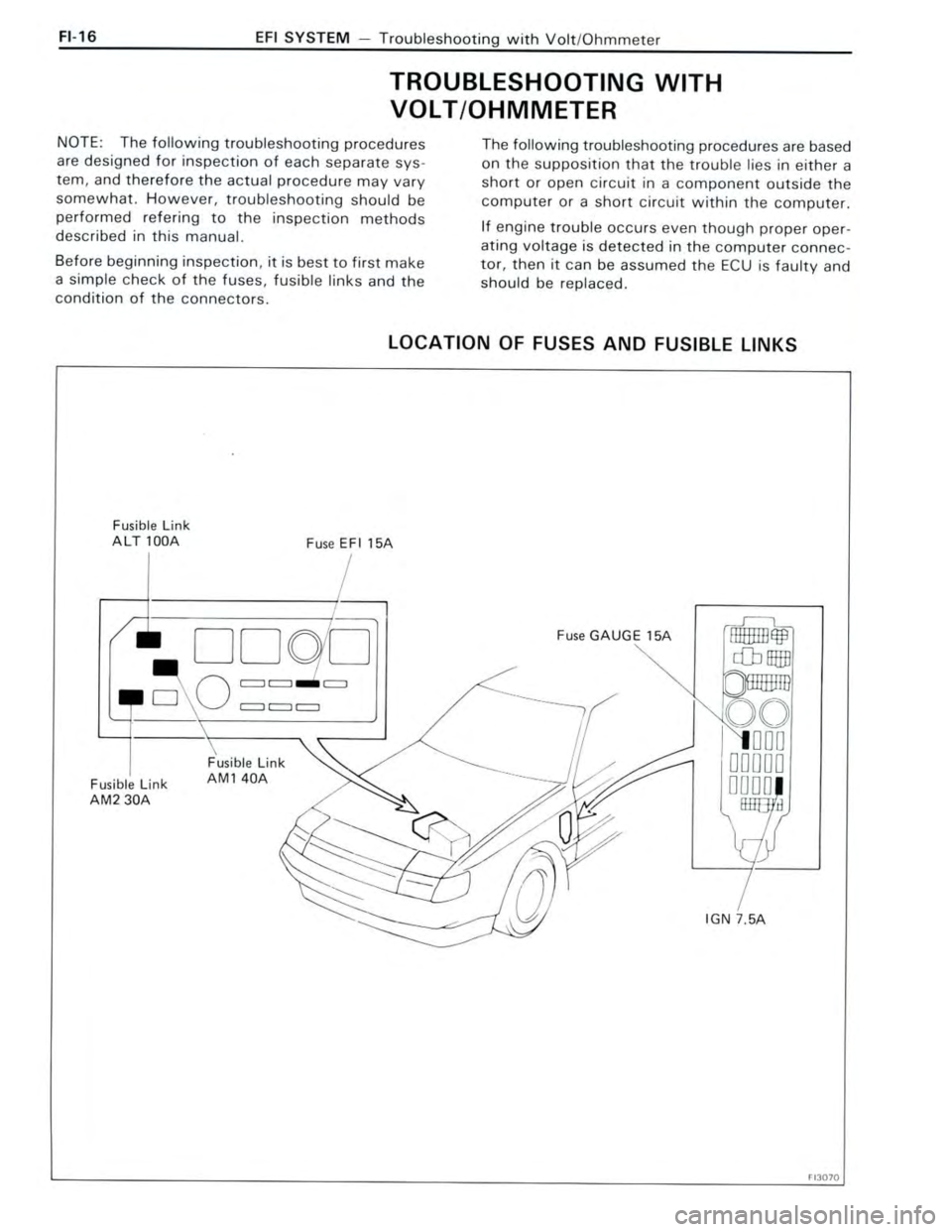 TOYOTA CELICA 1988  Repair Manual 