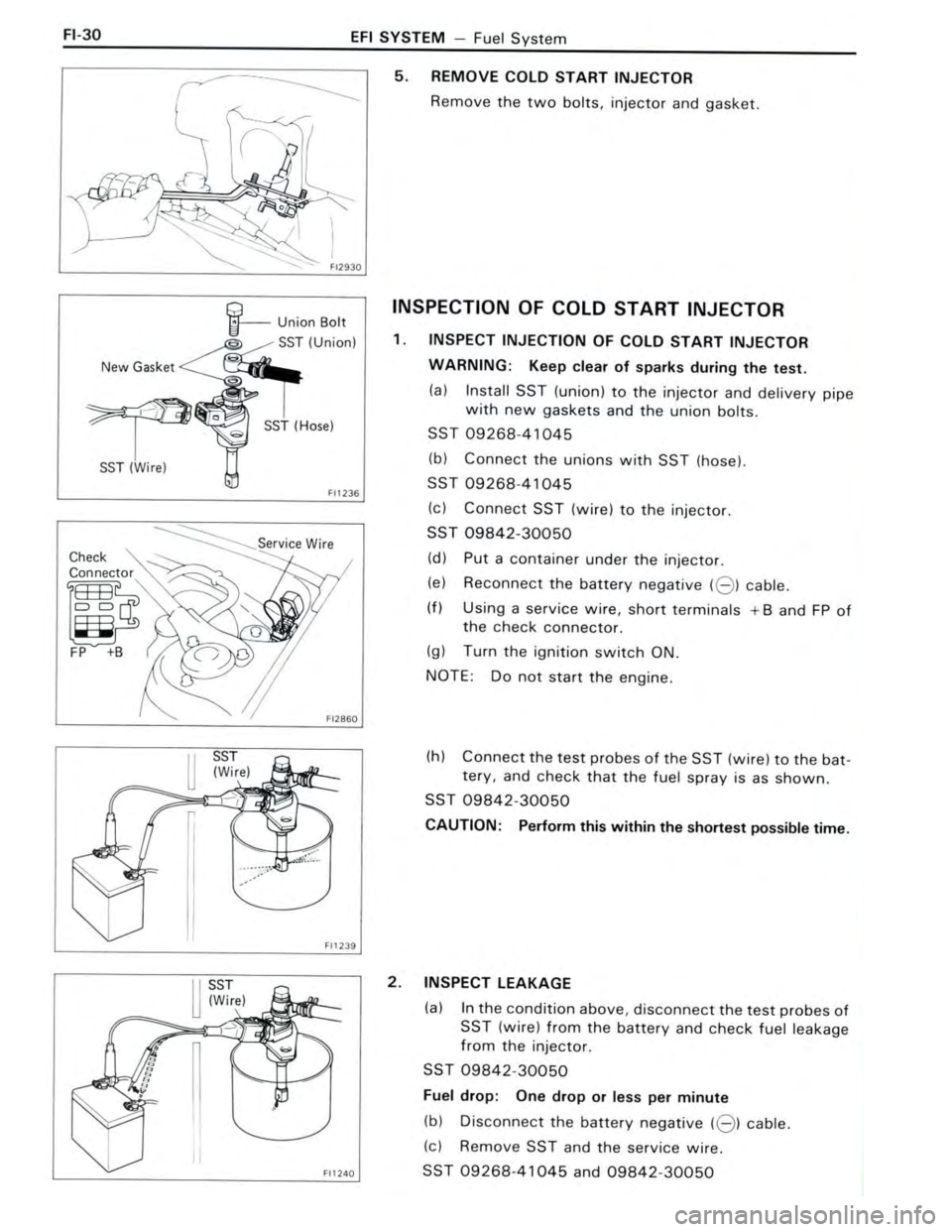 TOYOTA CELICA 1988  Repair Manual 