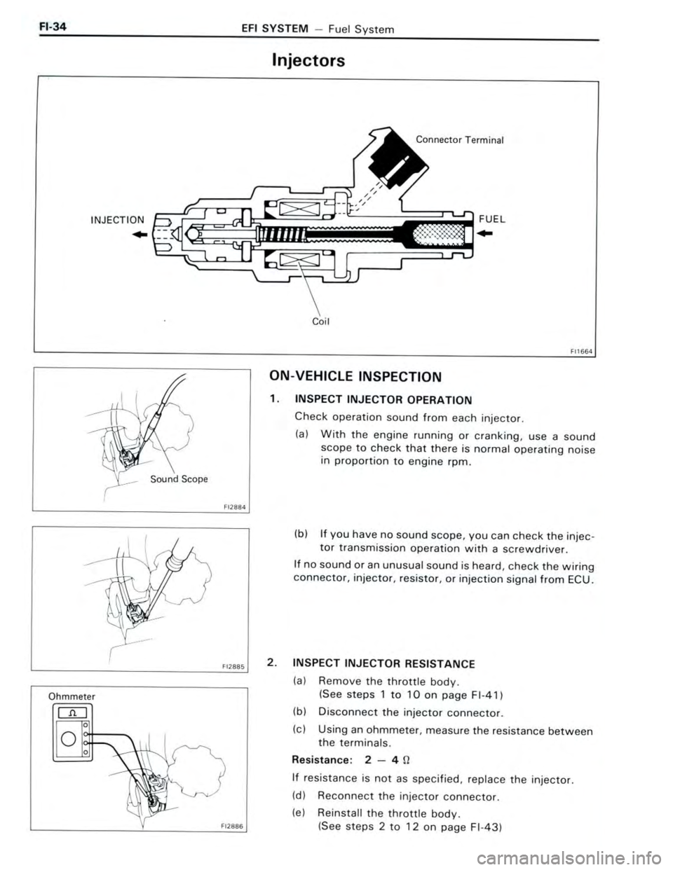 TOYOTA CELICA 1988  Repair Manual 